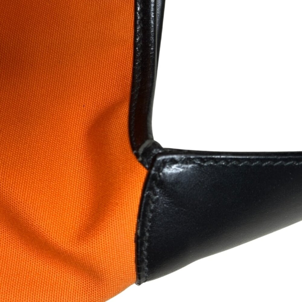 1999 Gucci Tom Ford Jackie Hobo – Bold Orange Nylon & Leather - Picture 10 of 13